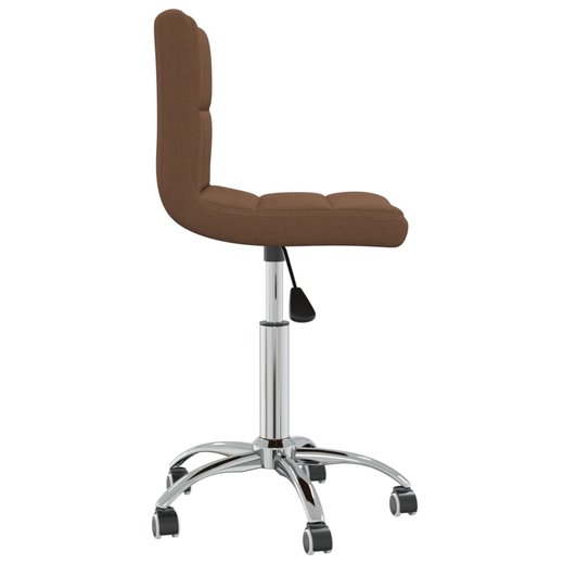 Brostuhl Drehbar Braun Stoff