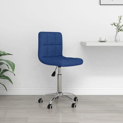 Brostuhl Drehbar Blau Stoff