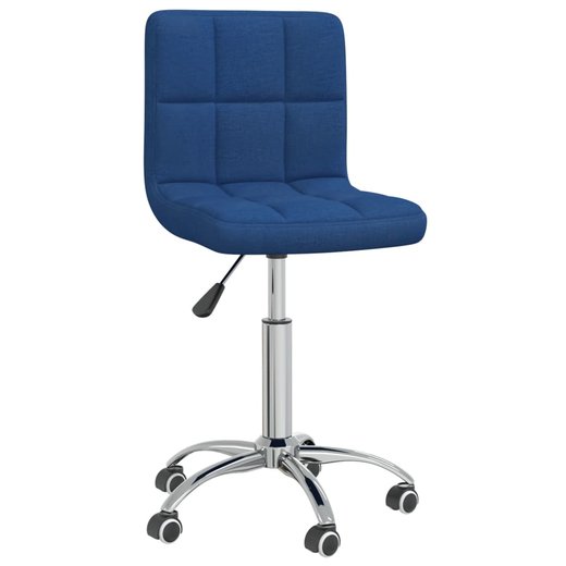 Brostuhl Drehbar Blau Stoff