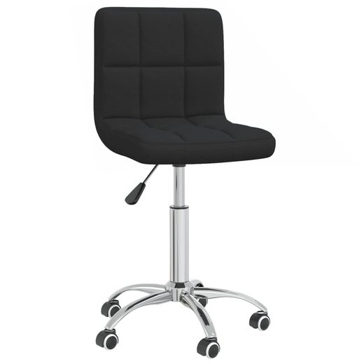 Brostuhl Drehbar Schwarz Stoff