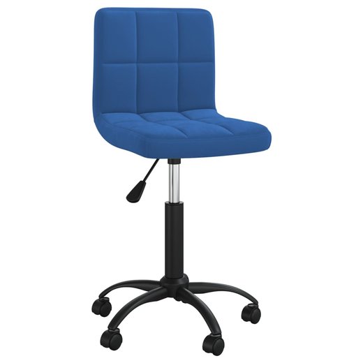 Brostuhl Drehbar Blau Samt
