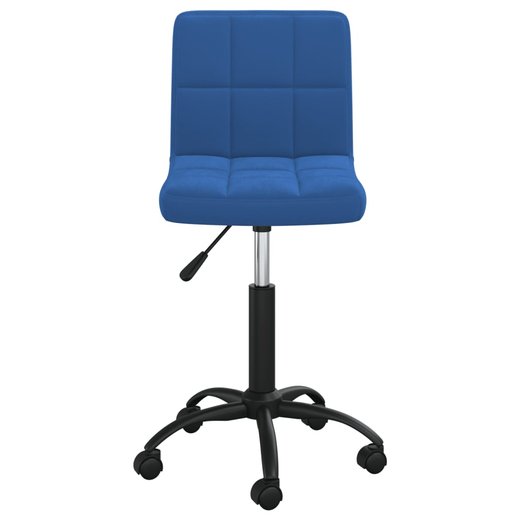 Brostuhl Drehbar Blau Samt