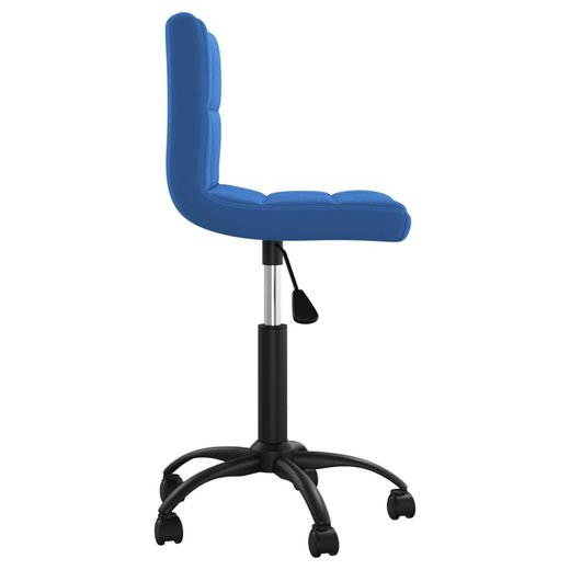 Brostuhl Drehbar Blau Samt