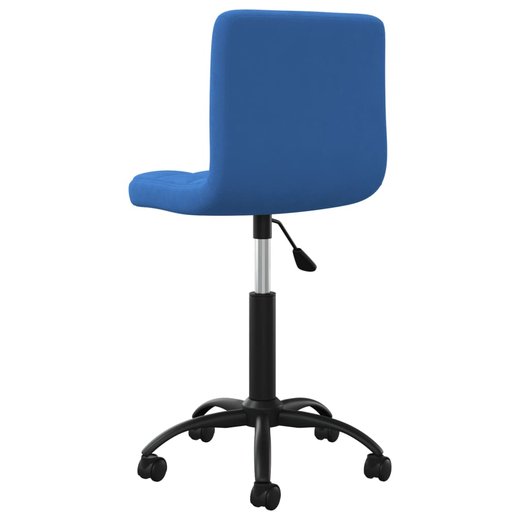 Brostuhl Drehbar Blau Samt