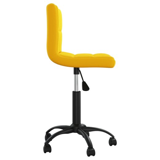 Brostuhl Drehbar Senfgelb Samt