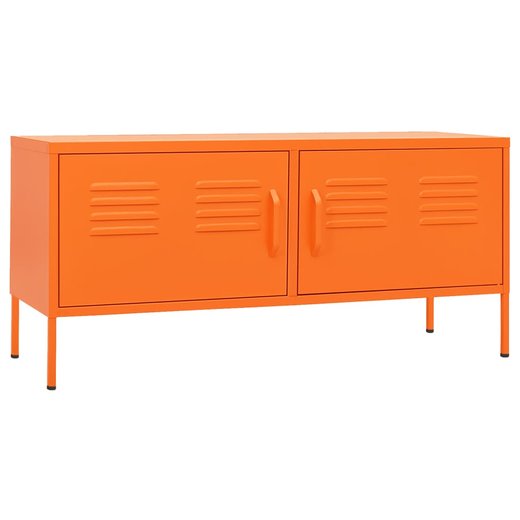 TV-Schrank Orange 105x35x50 cm Stahl