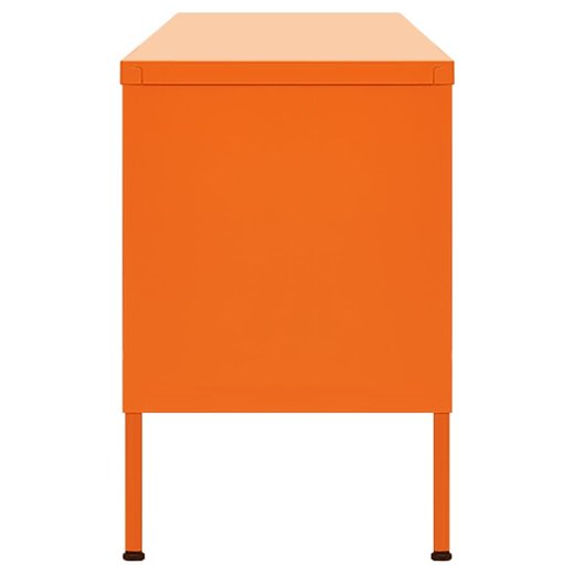 TV-Schrank Orange 105x35x50 cm Stahl