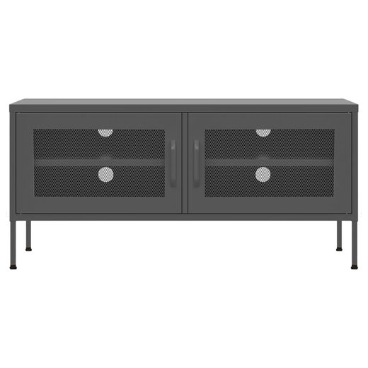 TV-Schrank Anthrazit 105x35x50 cm Stahl
