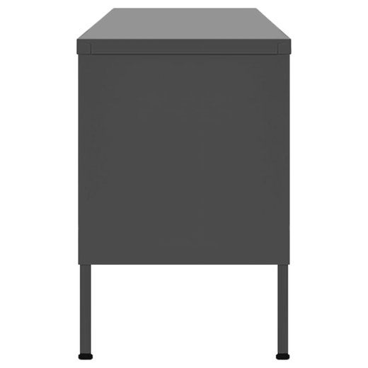 TV-Schrank Anthrazit 105x35x50 cm Stahl