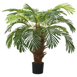 Knstliche Palme Cycas mit Topf 90 cm Grn