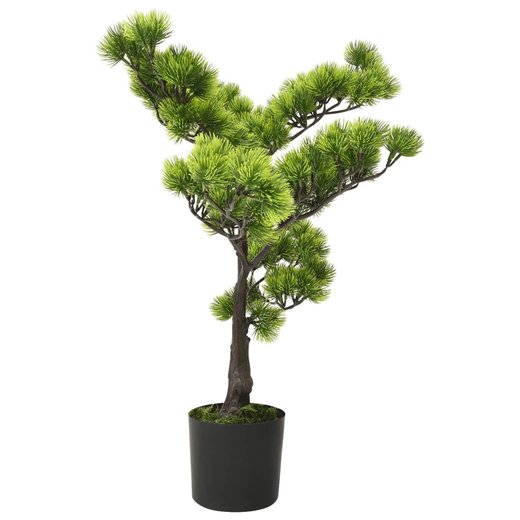 Knstlicher Bonsai Pinus mit Topf 60 cm Grn