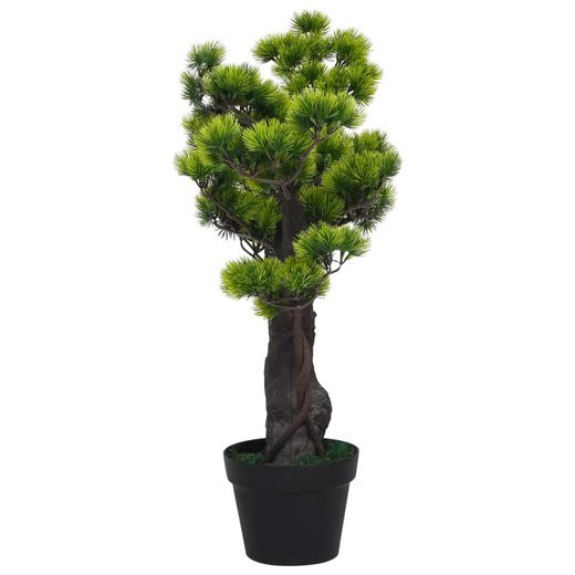 Künstlicher Bonsai Pinus mit Topf 70 cm Grün