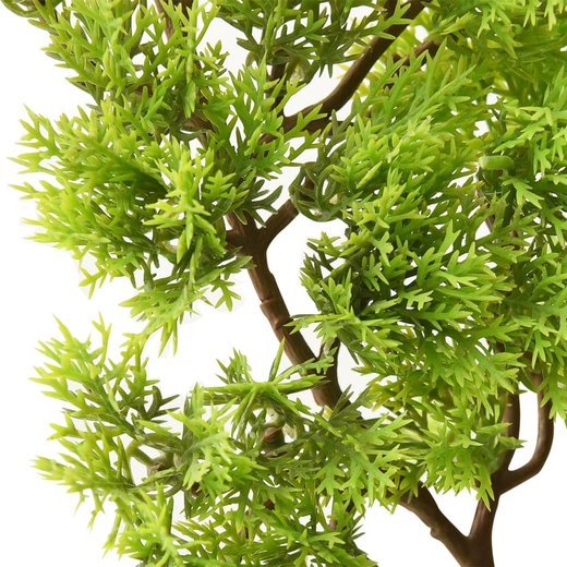 Künstlicher Bonsai Zypresse mit Topf 60 cm Grün