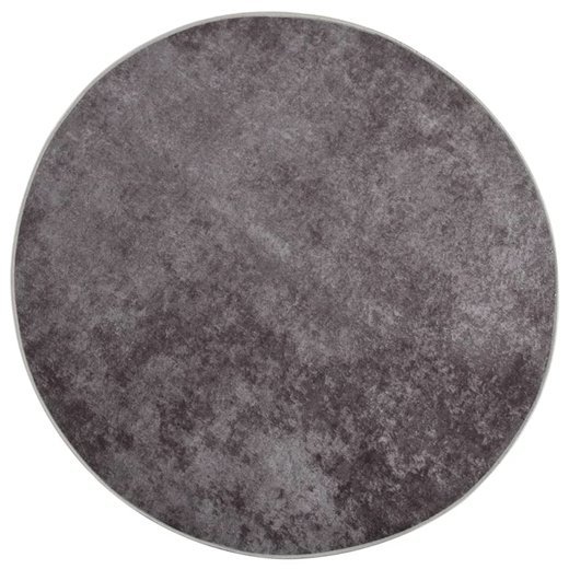 Teppich Waschbar Grau f120 cm Rutschfest