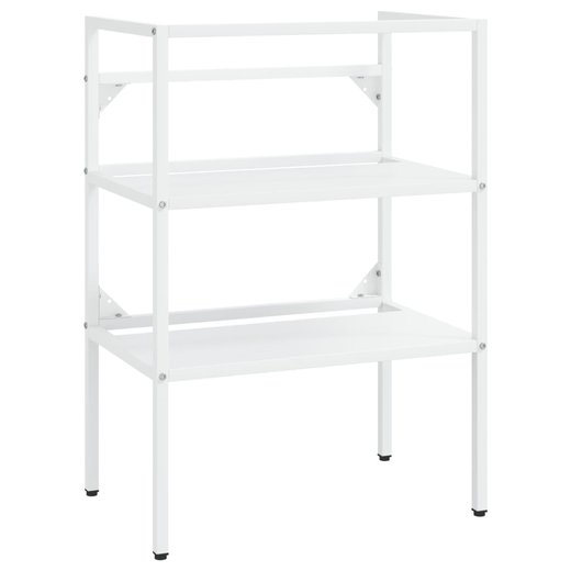 Badezimmer Waschtischgestell Wei 59x38x83 cm Eisen