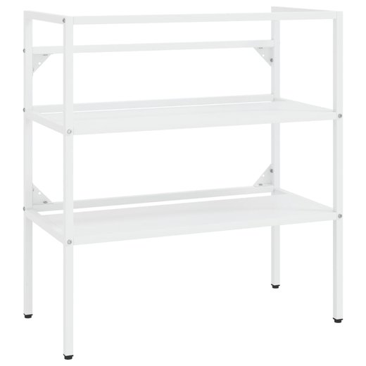 Badezimmer Waschtischgestell Wei 79x38x83 cm Eisen