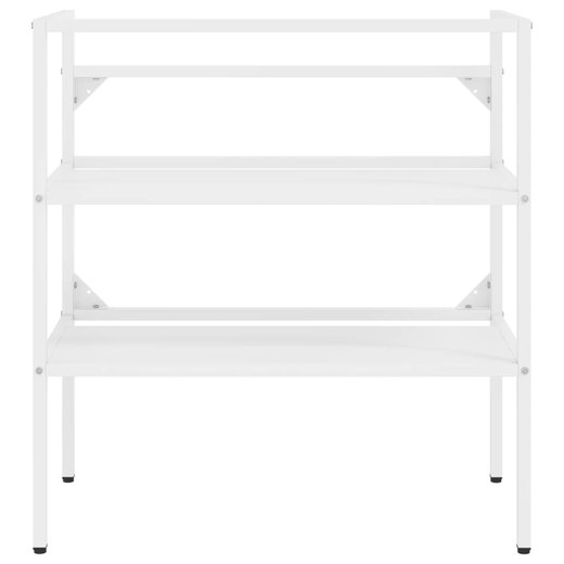 Badezimmer Waschtischgestell Wei 79x38x83 cm Eisen