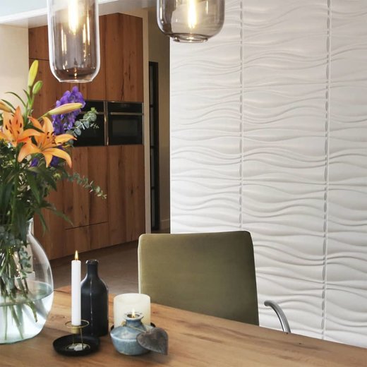 WallArt 3D-Wandpaneele Waves 12 Stk. GA-WA04