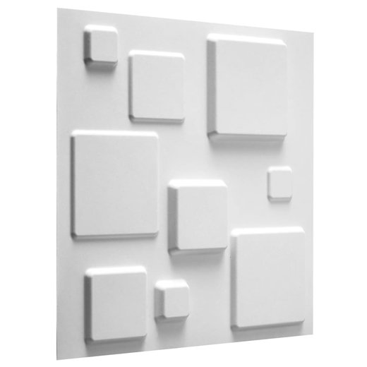 WallArt 3D-Wandpaneele Squares 12 Stk. GA-WA09
