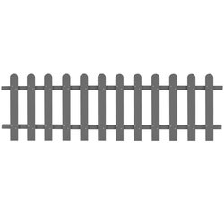 Lattenzaun WPC 200 x 60 cm