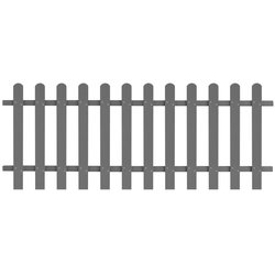 Lattenzaun WPC  200 x 80 cm
