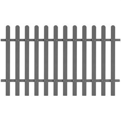 Lattenzaun WPC 200 x 120 cm