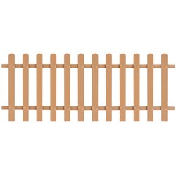 Lattenzaun WPC 200 x 80 cm