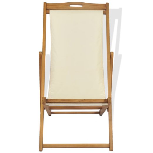 Liegestuhl Teak 5610596 cm Creme