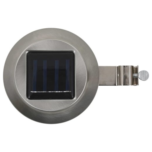 Outdoor Solarleuchten 6 Stck LED Rund 12 cm Wei