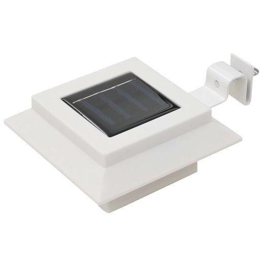 Outdoor Solarleuchten 6 Stck LED Quadratisch 12 cm Wei