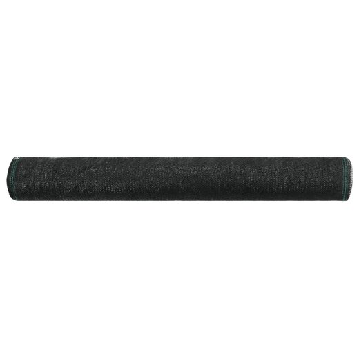 Tennisblende Schwarz HDPE 1x25 m Schwarz
