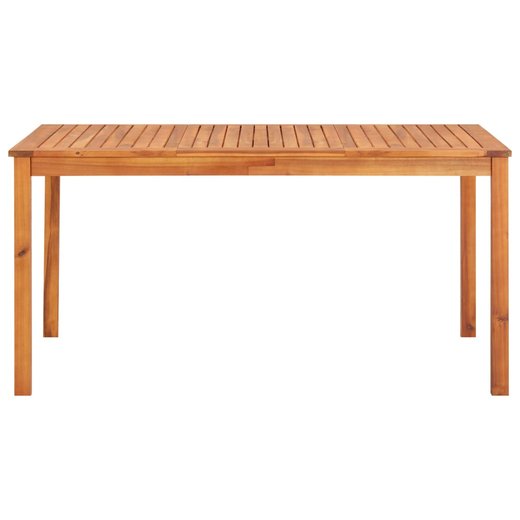 Gartentisch 150x90x74 cm Akazie Massivholz