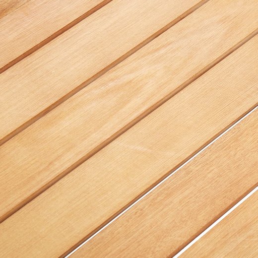 7-tlg. Garten-Essgruppe Poly Rattan Akazienholz Grau