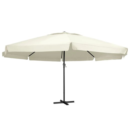 Sonnenschirm mit Aluminium-Mast 600 cm Sandwei