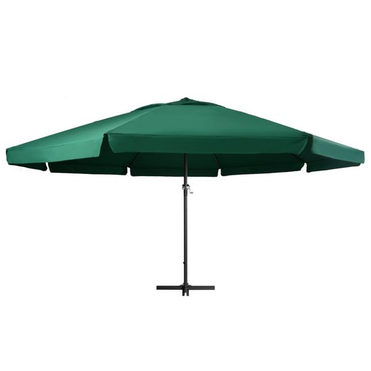 Sonnenschirm mit Aluminium-Mast 600 cm Grn