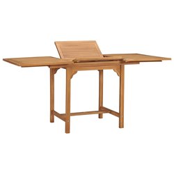 Ausziehbarer Gartentisch (110-160)8075 cm Massivholz Teak
