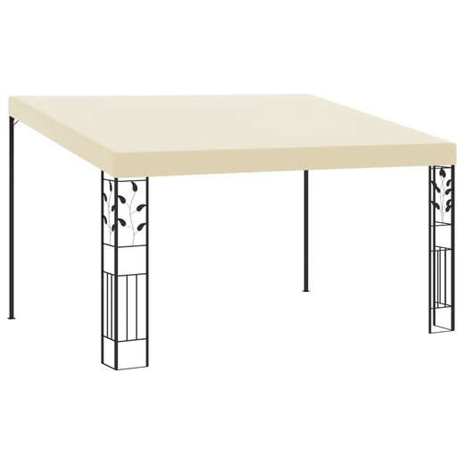 Wand-Pavillon 4x3x2,5 m Cremewei