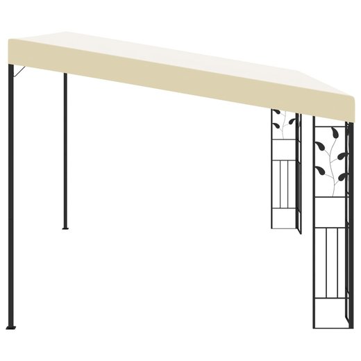 Wand-Pavillon 4x3x2,5 m Cremewei