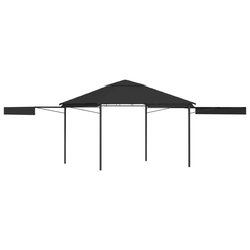 Pavillon mit Doppelt Erweiterten Dchern 3x3x2,75 cm 180...