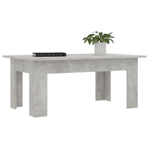 Couchtisch Betongrau 100 x 60 x 42 cm Spanplatte