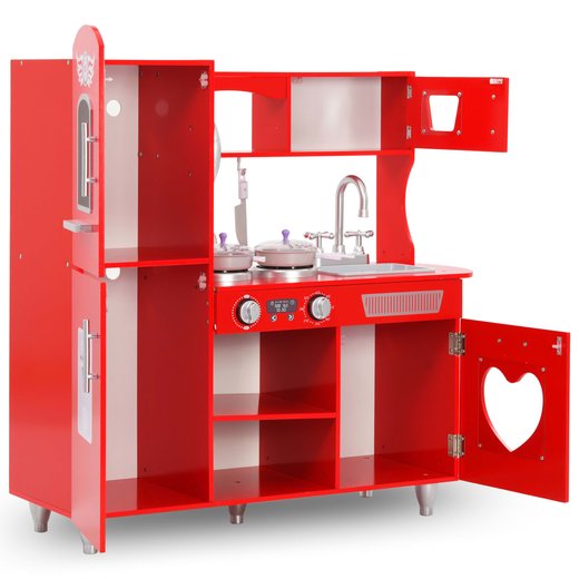 Kinderspielkche MDF 843189 cm Rot