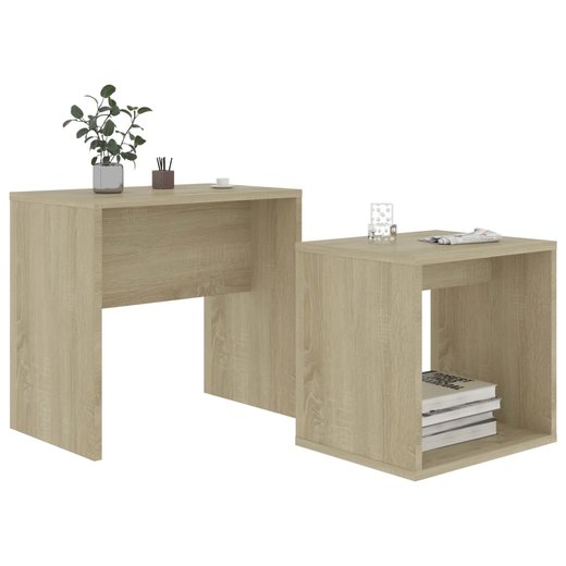 Couchtisch-Set Sonoma-Eiche 48 x 30 x 45 cm Spanplatte