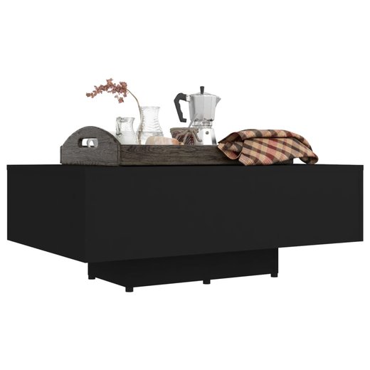 Couchtisch Schwarz 85x55x31 cm Spanplatte