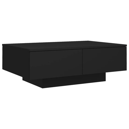 Couchtisch Schwarz 90x60x31 cm Spanplatte