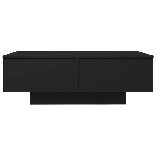 Couchtisch Schwarz 90x60x31 cm Spanplatte