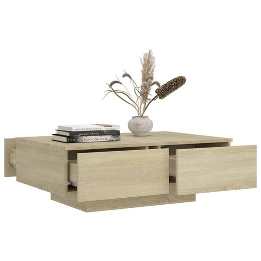 Couchtisch Sonoma-Eiche 90x60x31 cm Spanplatte