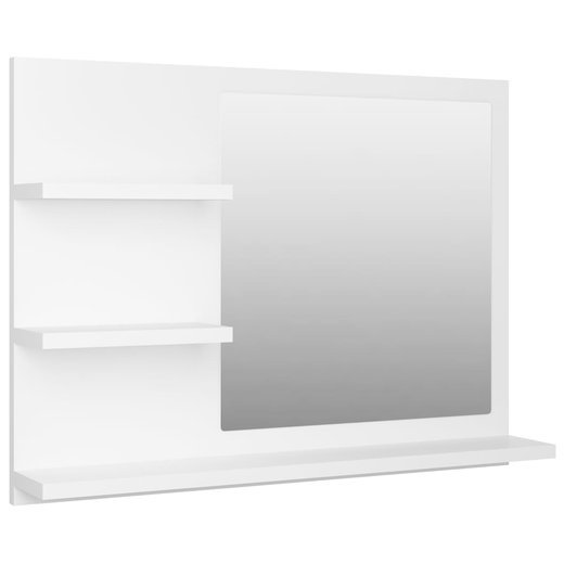 Badspiegel Wei 60x10,5x45 cm Spanplatte