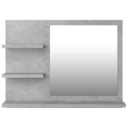 Badspiegel Betongrau 60x10,5x45 cm Spanplatte