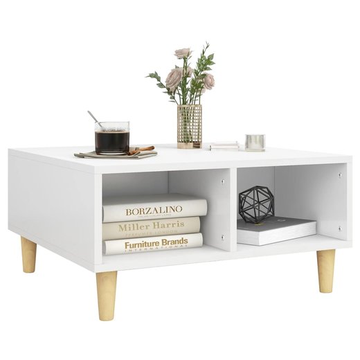 Couchtisch Wei 60x60x30 cm Spanplatte