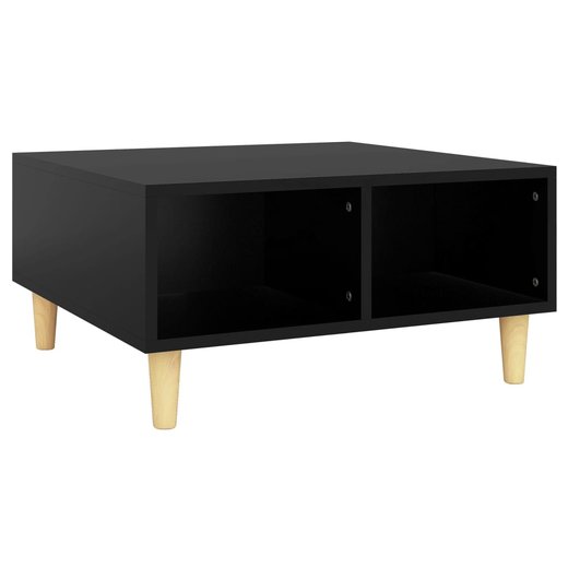 Couchtisch Schwarz 60x60x30 cm Spanplatte
